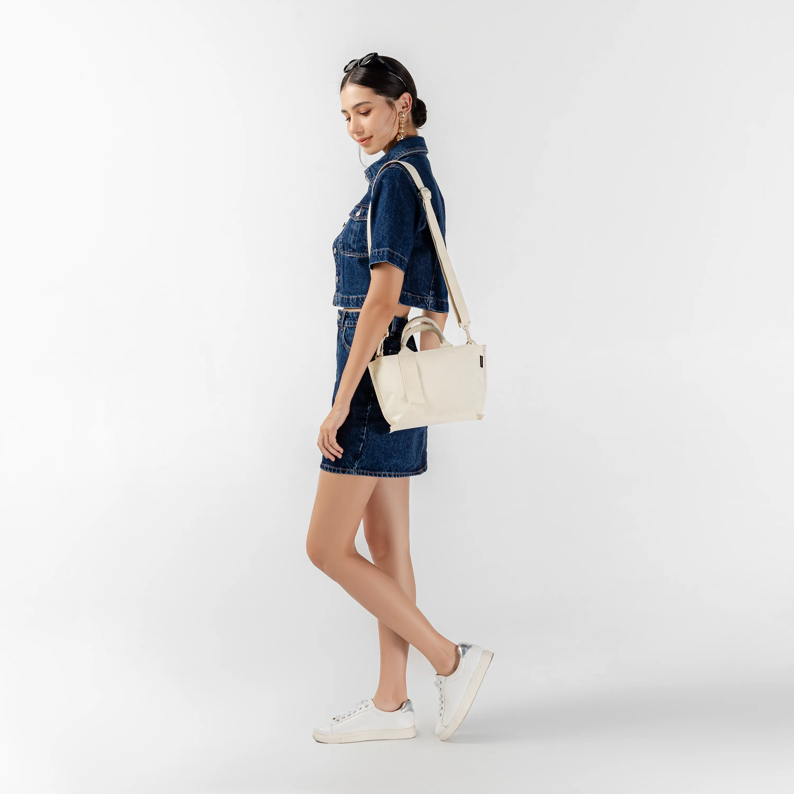 ESLONA MINI CROSSBODY BAG - CREAM